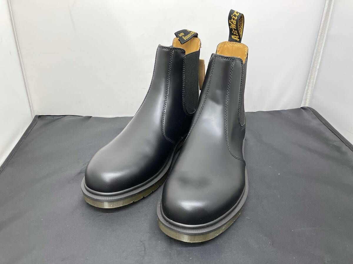 UK9 ドクターマーチン 2976 サイドゴア チェルシー ショート ブーツ 黒 Dr.Martens ドクターマーチン 2976 チェルシー サイドゴアブーツ UK9