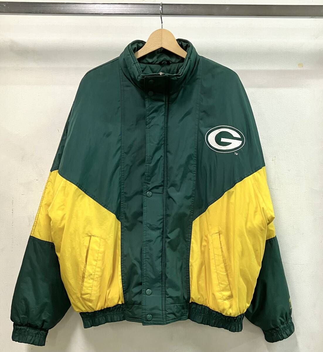 LOGO7 ロゴセブン ブルゾン サイズXL グリーン NFL 90s
