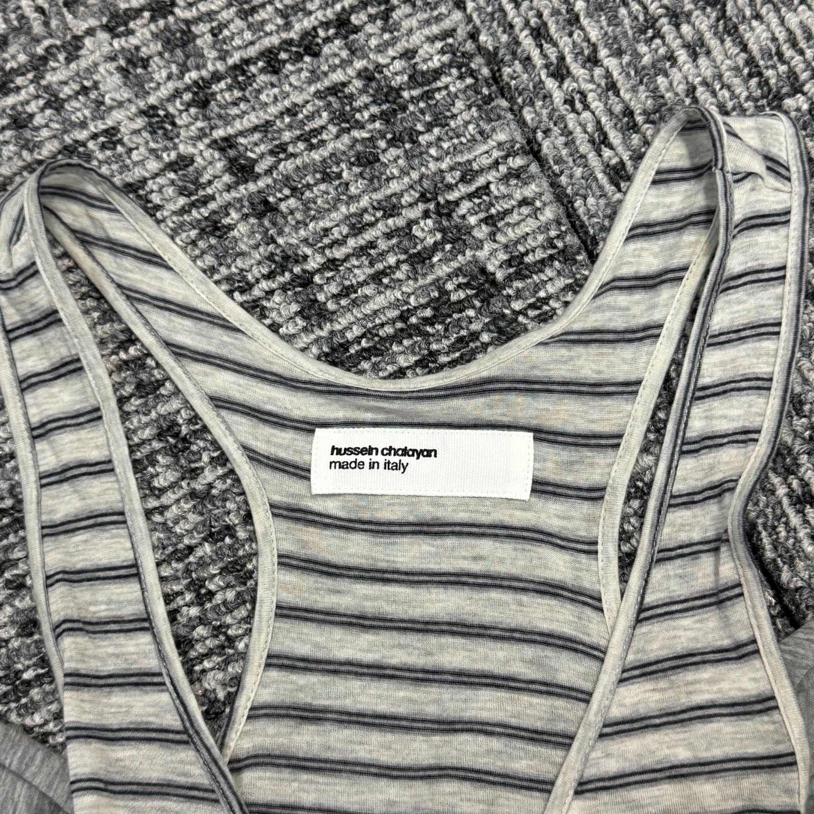 Hussein 長袖 Chalayan Layered T-shirt レイヤードTシャツ フセイン