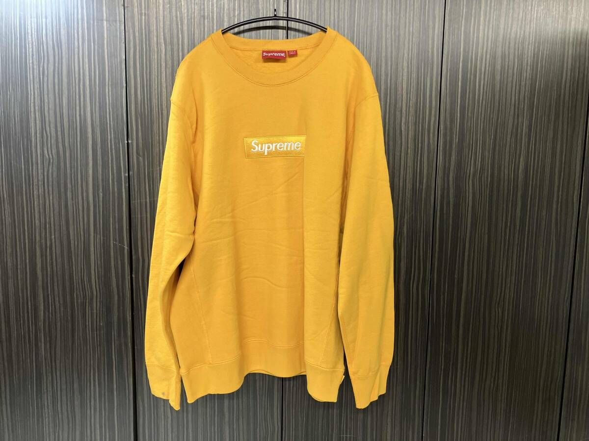 Supreme シュプリーム イエロー サイズL スウェット RN101837 CA38135
