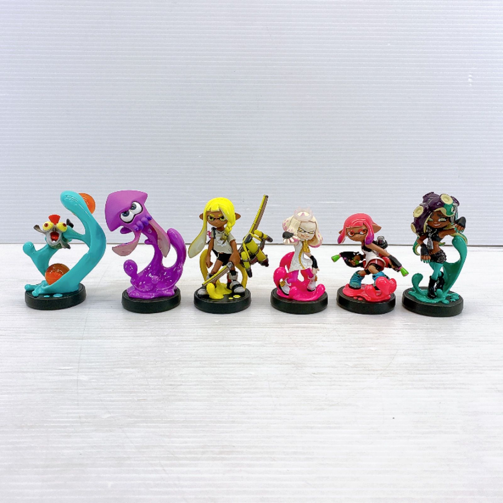 ◆ Nintendo Amiibo アミーボ スプラトゥーン 6体 まとめ 中古品 ◆