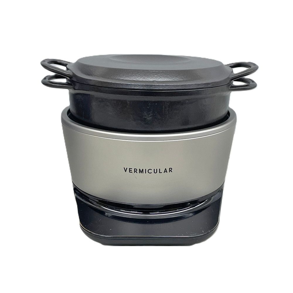 バーミキュラ Vermicular IH炊飯器 ライスポット 5合炊き ポットヒーター付き ソリッドシルバー RP23A-SV