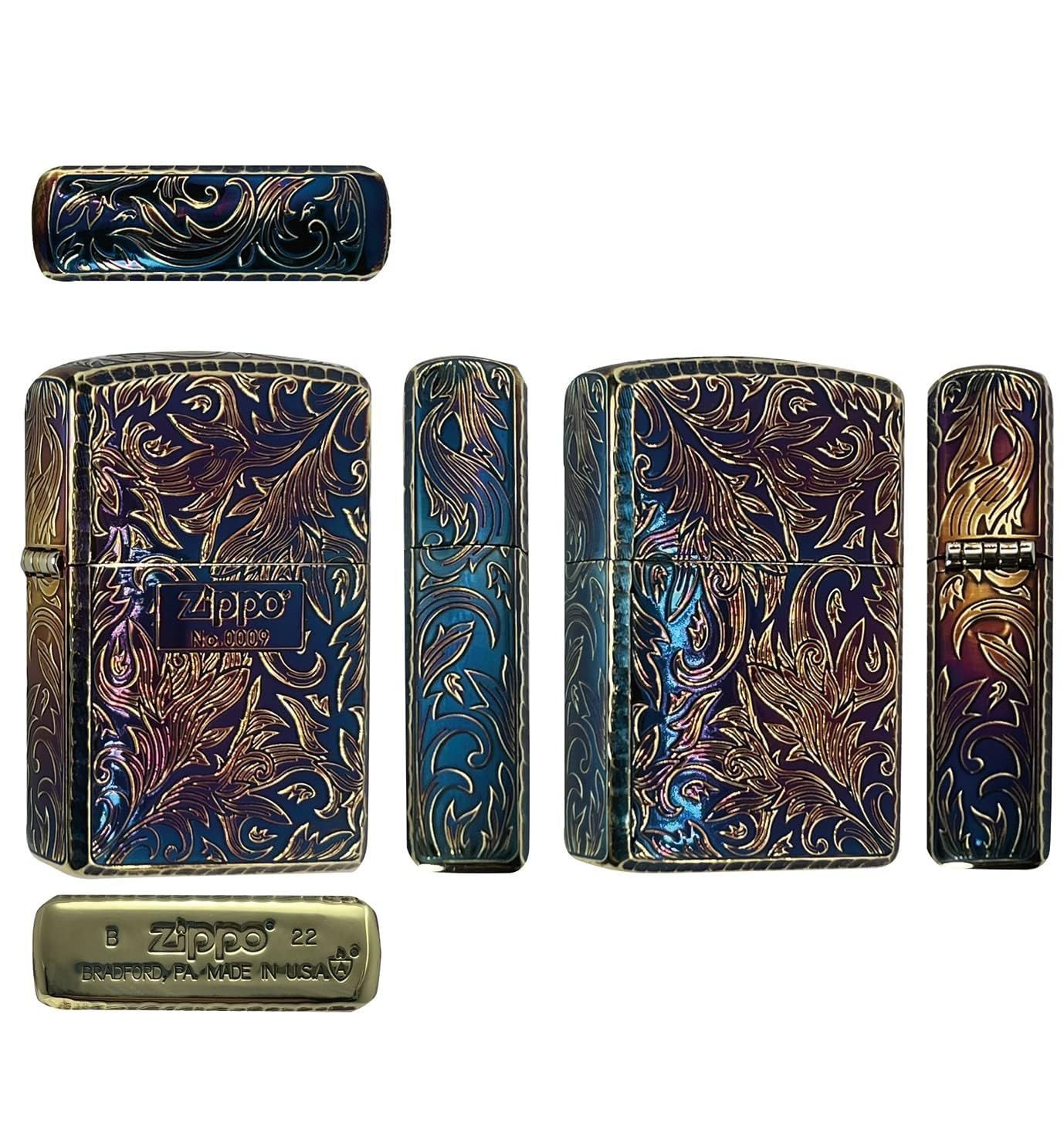 【特価セール】162GI (luxury2) 高級BOX付き 唐草 ゴールド ZIPPO(ジッポー）アーマー限定