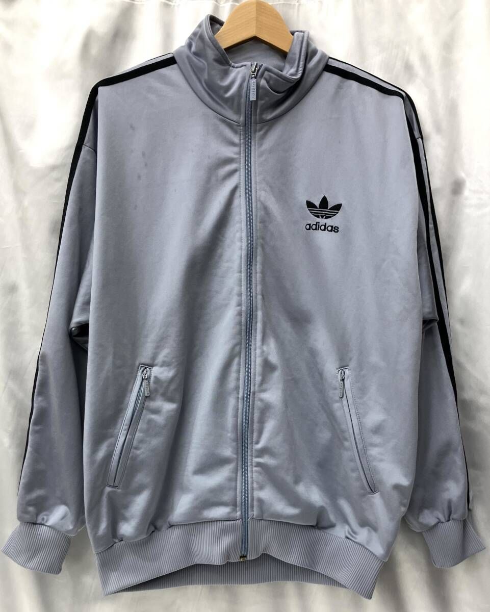adidas アディダス トラックジャケット ジャージ ライトブルー 水色
