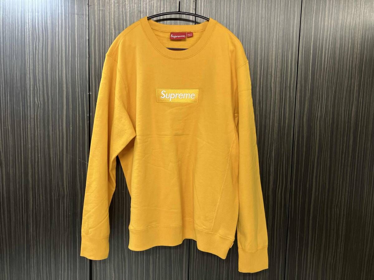 Supreme シュプリーム イエロー サイズM スウェット RN101837 CA38135