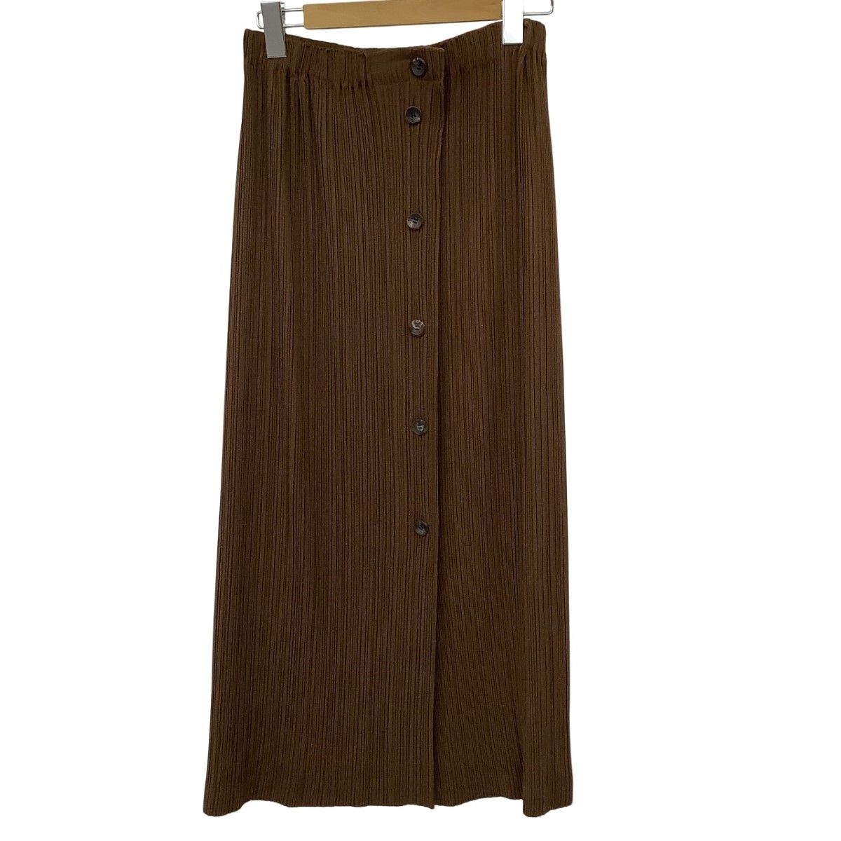 ISSEY MIYAKE イッセイミヤケ プリーツ スカート SIZE M IM74-FG901 ブラウン
