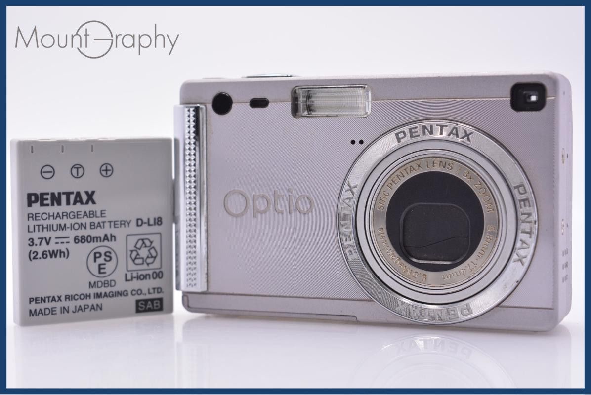 難あり ペンタックス PENTAX Optio S5i 3x バッテリー付属 同梱無料 #am7572