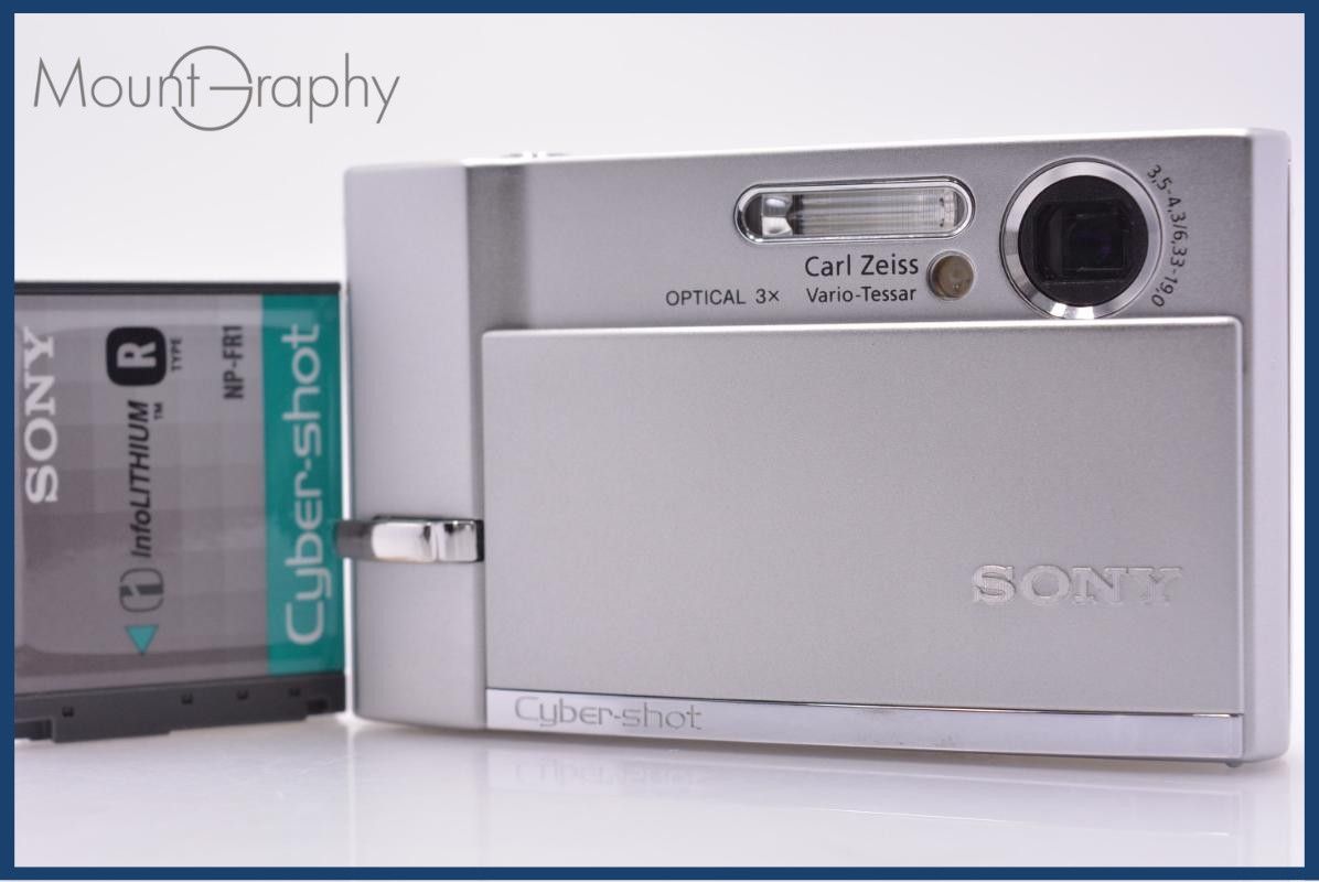 【動作保証】 ソニー SONY Cyber-shot DSC-T50 3x バッテリー付属 同梱無料 #am7579