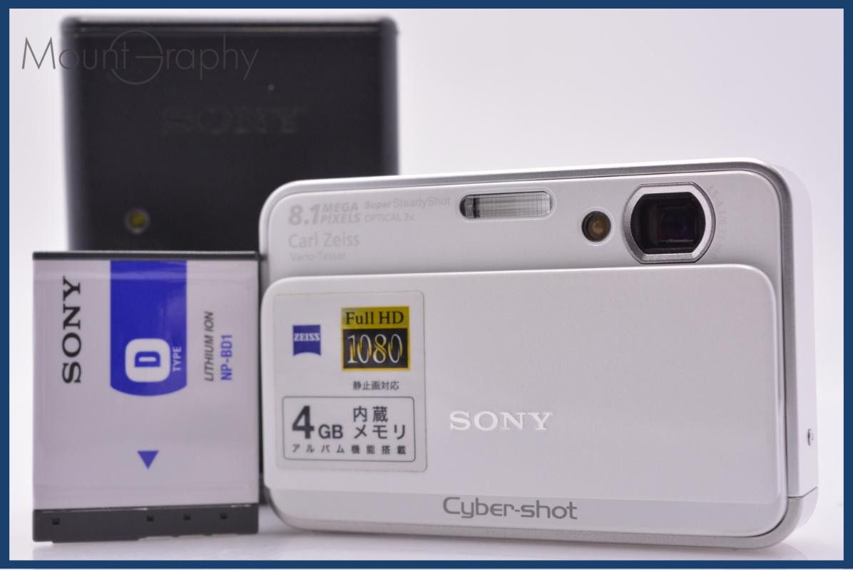 美品・動作保証】 ソニー SONY Cyber-shot DSC-T2 バッテリー、充電器