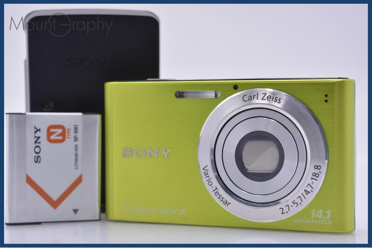【動作保証】 ソニー SONY Cyber-shot DSC-W320 4X バッテリー、充電器付属 同梱無料 #ks423