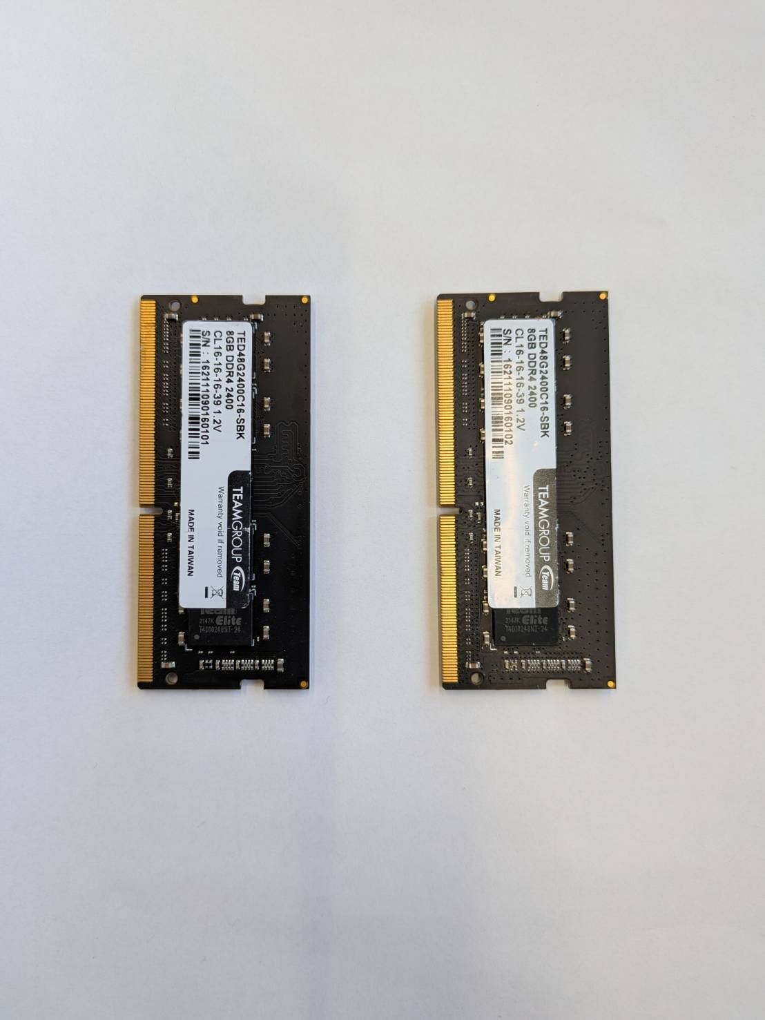 TEAMGROUP 8GB DDR4 2400MHz メモリ(2枚組) 中古 - メルカリ