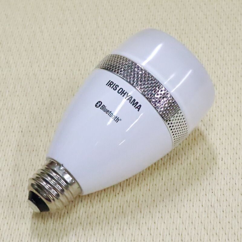 中古 スピーカー付きLED電球 3個セット アイリスオーヤマ 未使用