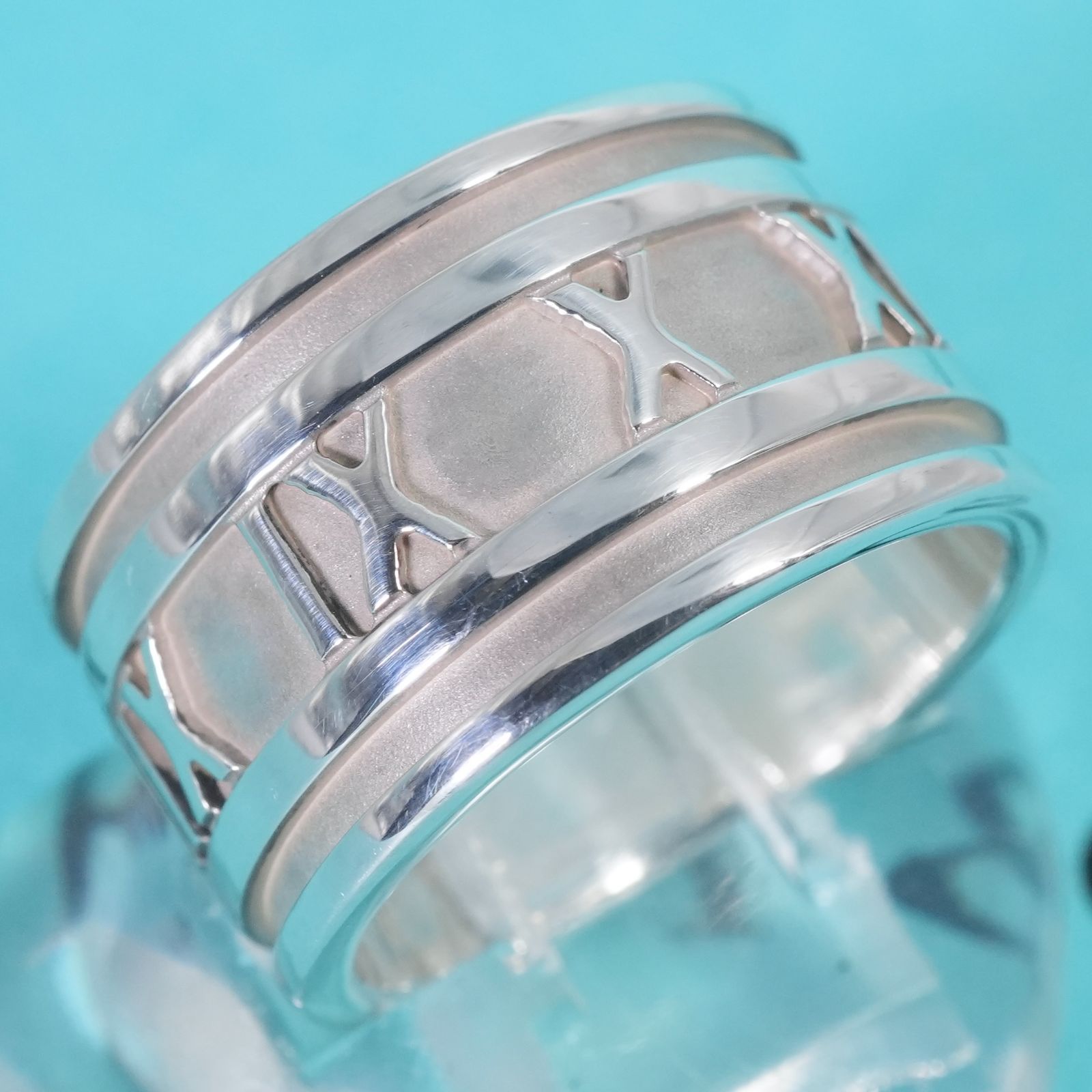 Tiffany & Co. アトラス ワイド リング 12.5号 12.5号 ティファニー アトラスワイド シルバー リング /26-0091 - メルカリ