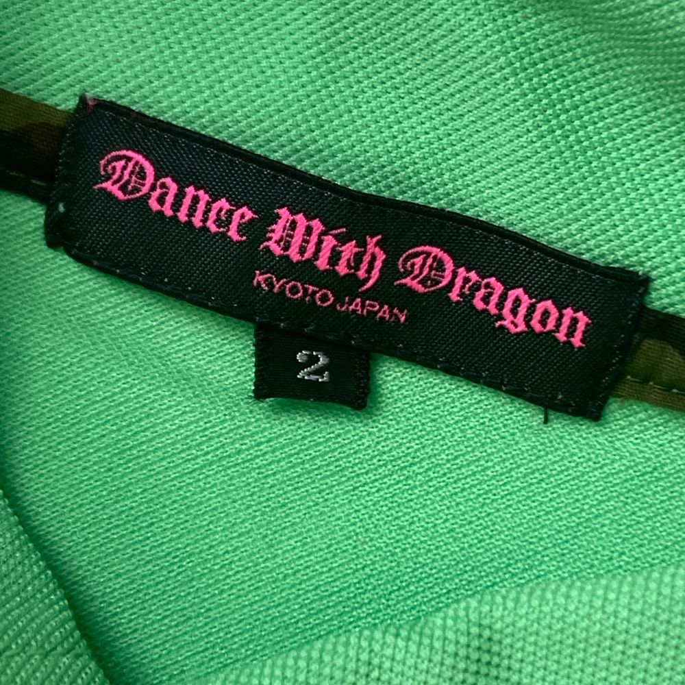 サイズ：2 DANCE WITH DRAGON ダンスウィズドラゴン 半袖ポロシャツ