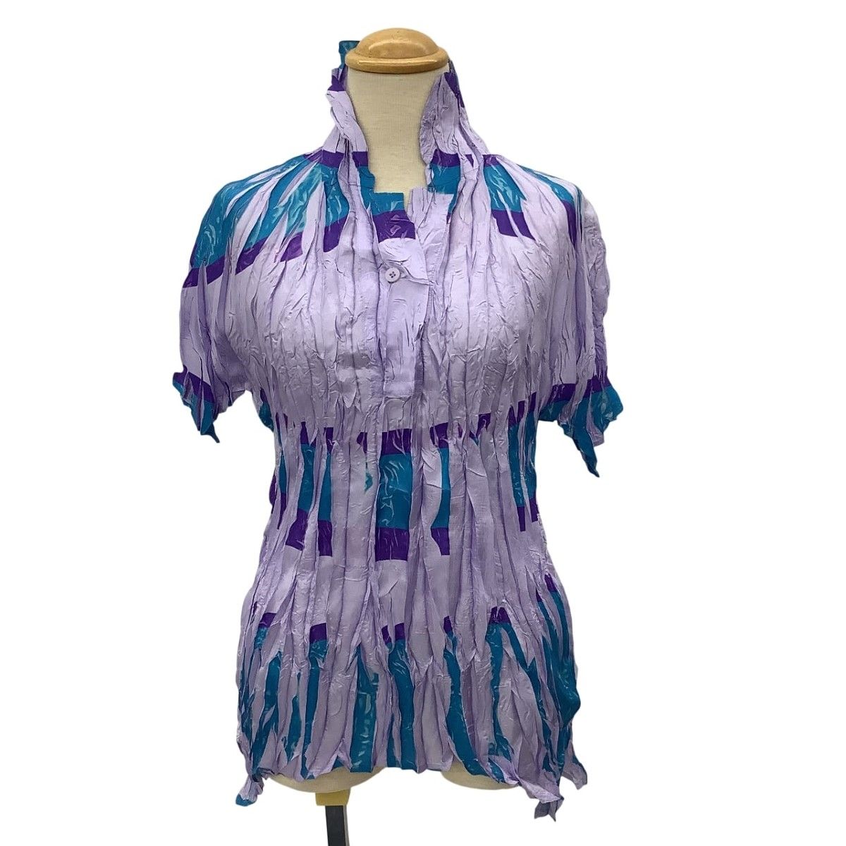 ISSEY MIYAKE イッセイミヤケ PLEATS PLEASE レディース カットソー SIZE 3 PP34-ZT903 パープル