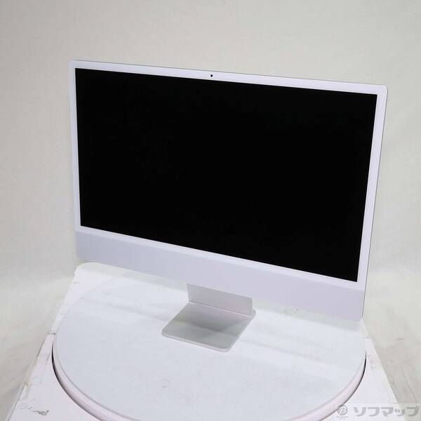 ソフマップ 〔中古品〕 iMac 24-inch Mid-2021 MGTF3J／A Apple M1 8コアCPU_7コアGPU 8GB SSD256GB シルバー 〔14.8 Sonoma〕【258】