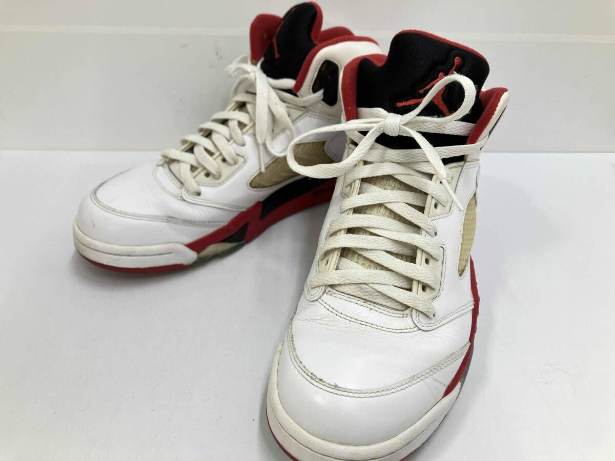 NIKE ナイキ スニーカー ホワイト AIRJORDAN 5 RETRO 136027-120 26.5cm