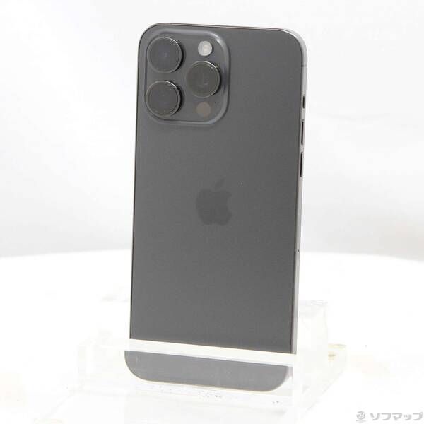 ソフマップ 〔中古品〕 iPhone15 Pro Max 256GB ブラックチタニウム MU6P3J／A SIMフリー【377】