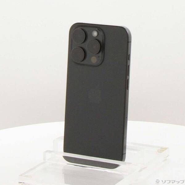 ソフマップ 〔中古品〕 iPhone15 Pro 128GB ブラックチタニウム MTU73J／A SIMフリー【377】
