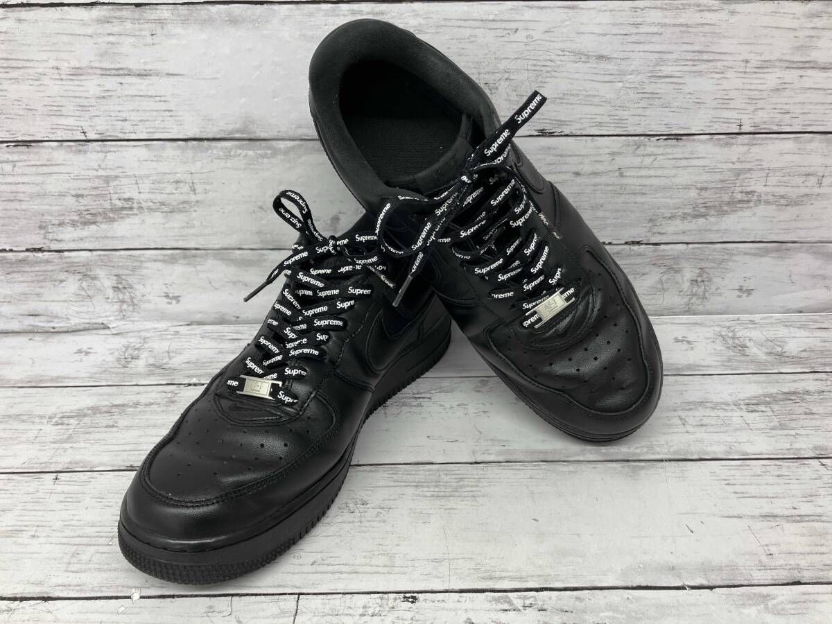 NIKE×Supreme／スニーカー／AF1 LOW／ブラック／CU9225-001／28.5㎝
