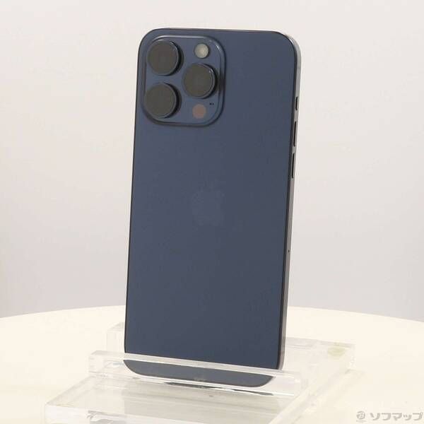 ソフマップ 〔中古品〕 iPhone15 Pro Max 256GB ブルーチタニウム MU6T3J／A SIMフリー【377】