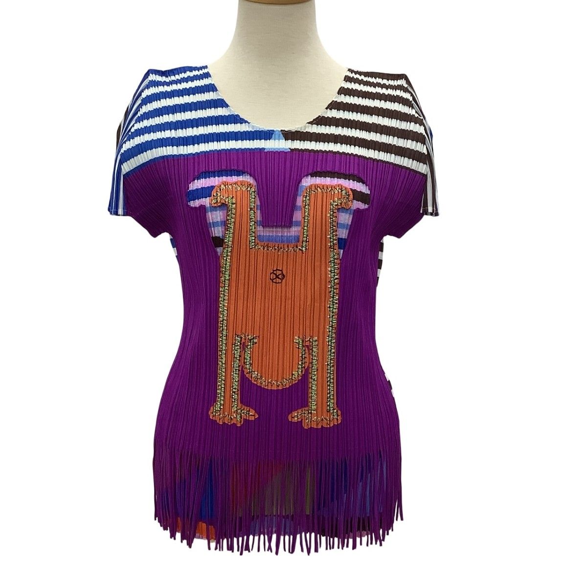 ISSEY MIYAKE イッセイミヤケ PLEATS PLEASE 変形 逆立ち カットソー SIZE 3 PP71-JK572