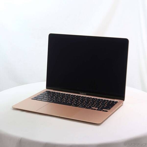 ソフマップ 〔中古品〕 MacBook Air 13.3-inch Late-2020 MGND3J／A Apple M1 8コアCPU_7コアGPU 8GB SSD256GB ゴールド 〔26.3 Tahoe〕【262】