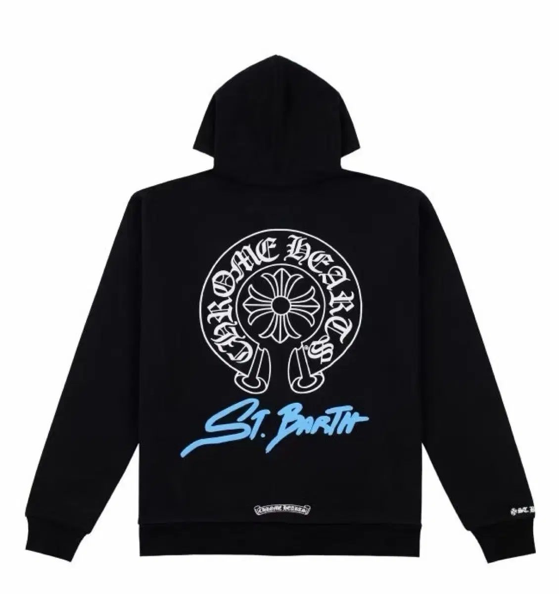 XL CHROME HEARTS セントルイス限定スクロール フードジップアップ