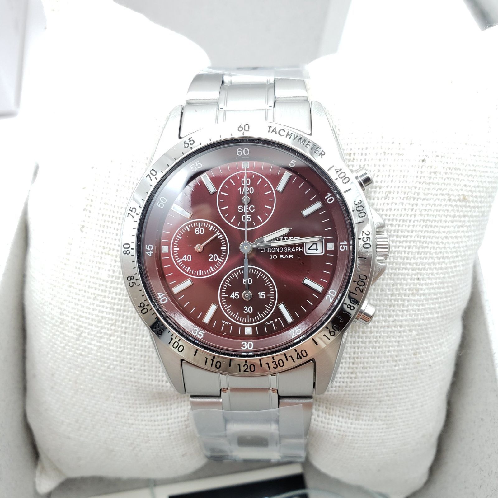 未使用 時計 SEIKO 腕時計 セイコー Chronograph　クォーツ クロノグラフ メンズ SBTQ045
