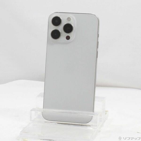 ソフマップ 〔中古品〕 iPhone15 Pro Max 256GB ホワイトチタニウム NU6Q3J／A SIMフリー【377】