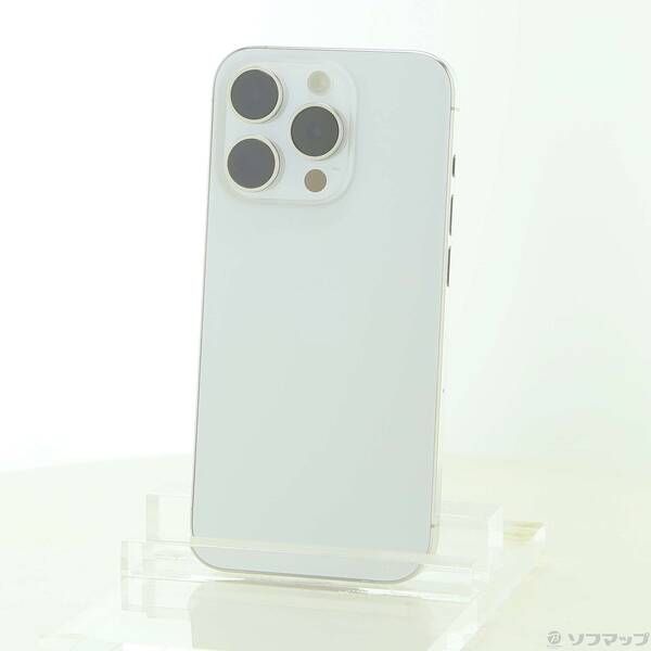 ソフマップ 〔中古品〕 iPhone15 Pro 256GB ホワイトチタニウム MTUD3J／A SIMフリー【196】