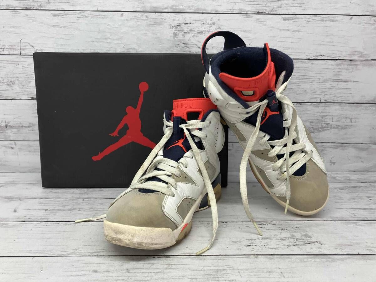 NIKE AJ6/スニーカー／RETRO TINKER／ホワイト／384664-104／25㎝／箱あり