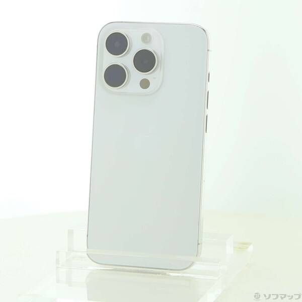 ソフマップ 〔中古品〕 iPhone15 Pro 256GB ホワイトチタニウム MTUD3J／A SIMフリー【352】