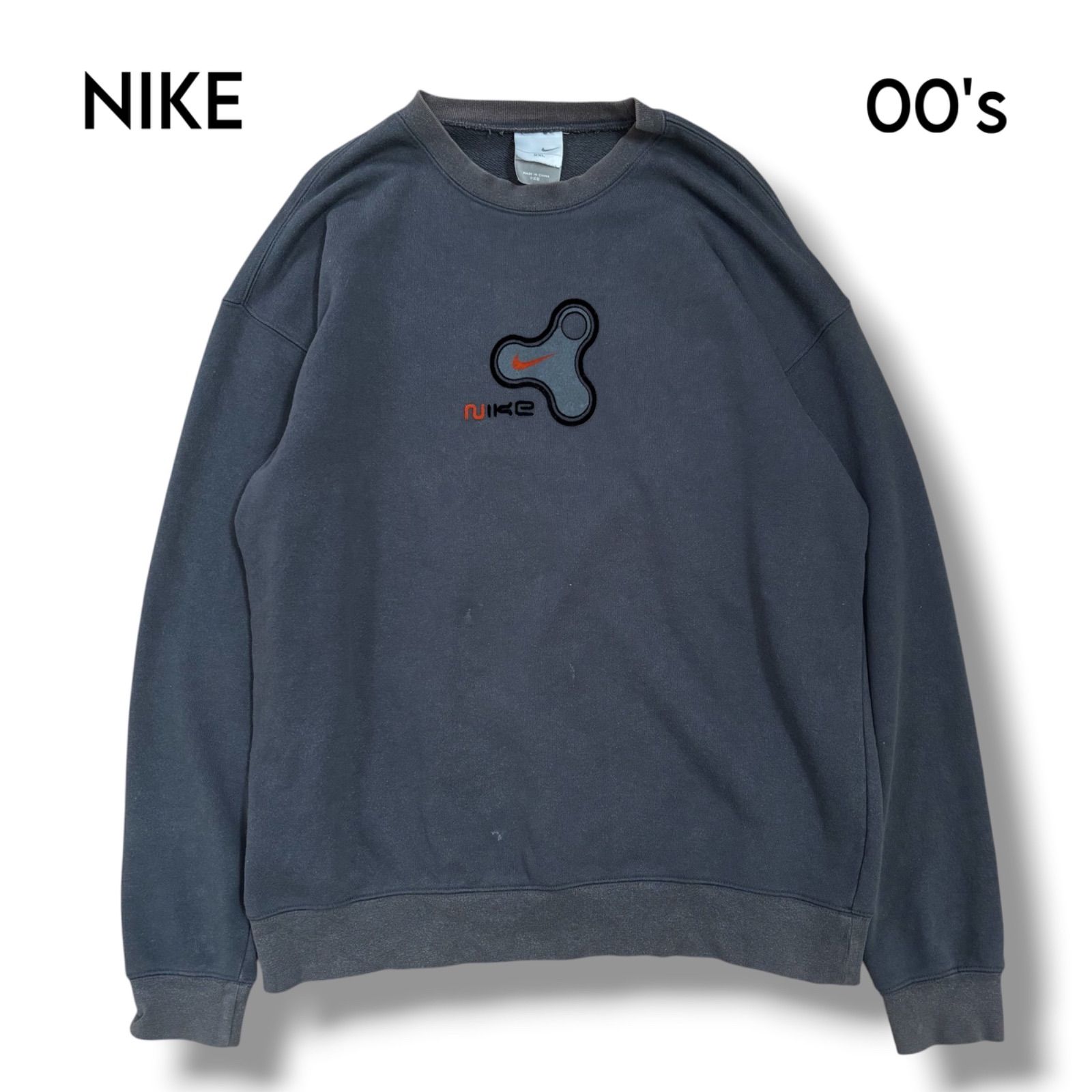 【NIKE】00's Y2K 刺繍ロゴ スウェット