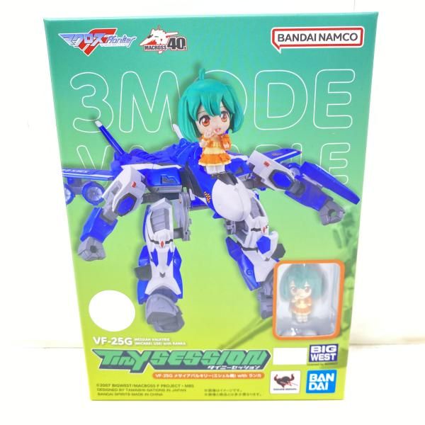 中古】【未開】TINY SESSION VF-25G メサイアバルキリー(ミシェル機