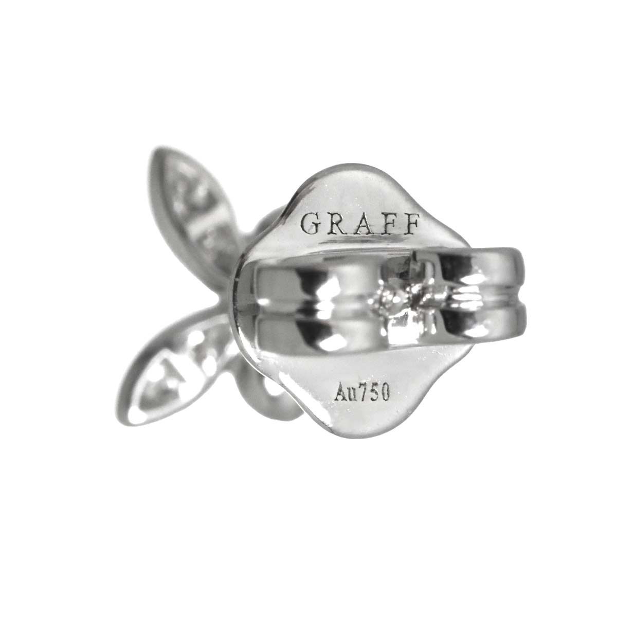 グラフ GRAFF パヴェ バタフライ ダイヤ プティ スタッド ピアス K18