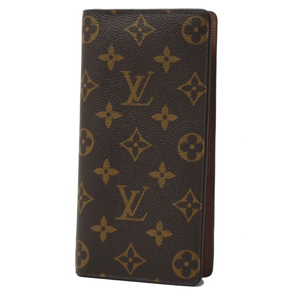 ルイヴィトン 財布 メンズ ジッピーウォレット ポルトフォイユブラザ 二つ折り長財布 モノグラム Louis Vuitton M66540 中古