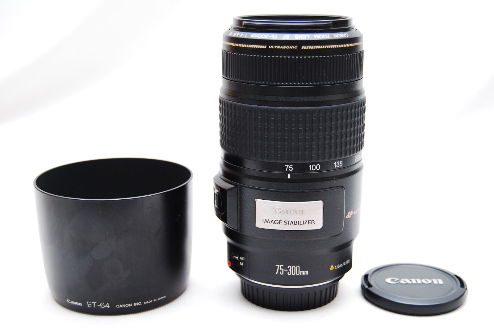 ★美品　Canon EF 75-300mm F4-5.6 IS USM　望遠レンズ　キャノン★