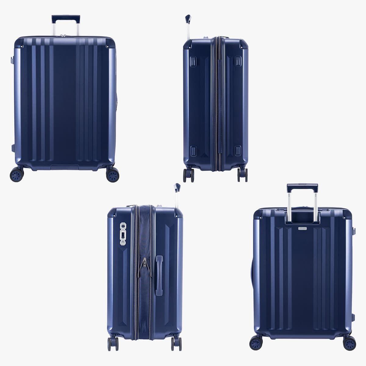 アジアラゲージ スーツケース LLサイズ XL 102L/117L 軽量 大型 大容量 拡張機能 無料受託手荷物 静音キャスター ストッパー 4輪 双輪 A.L.I Asia Luggage デカかるEdge2 ALI-090-102