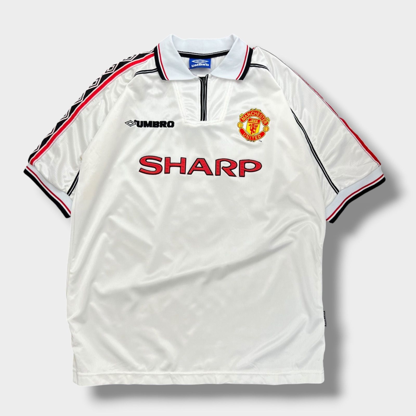 umbro マンチェスターユナイテッド ポロシャツ ゲームシャツ