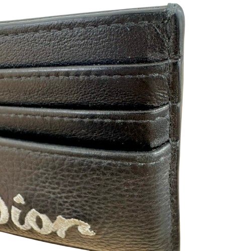 ♪DIOR ディオール カードケース レザー ブラック 名刺入れ メンズ