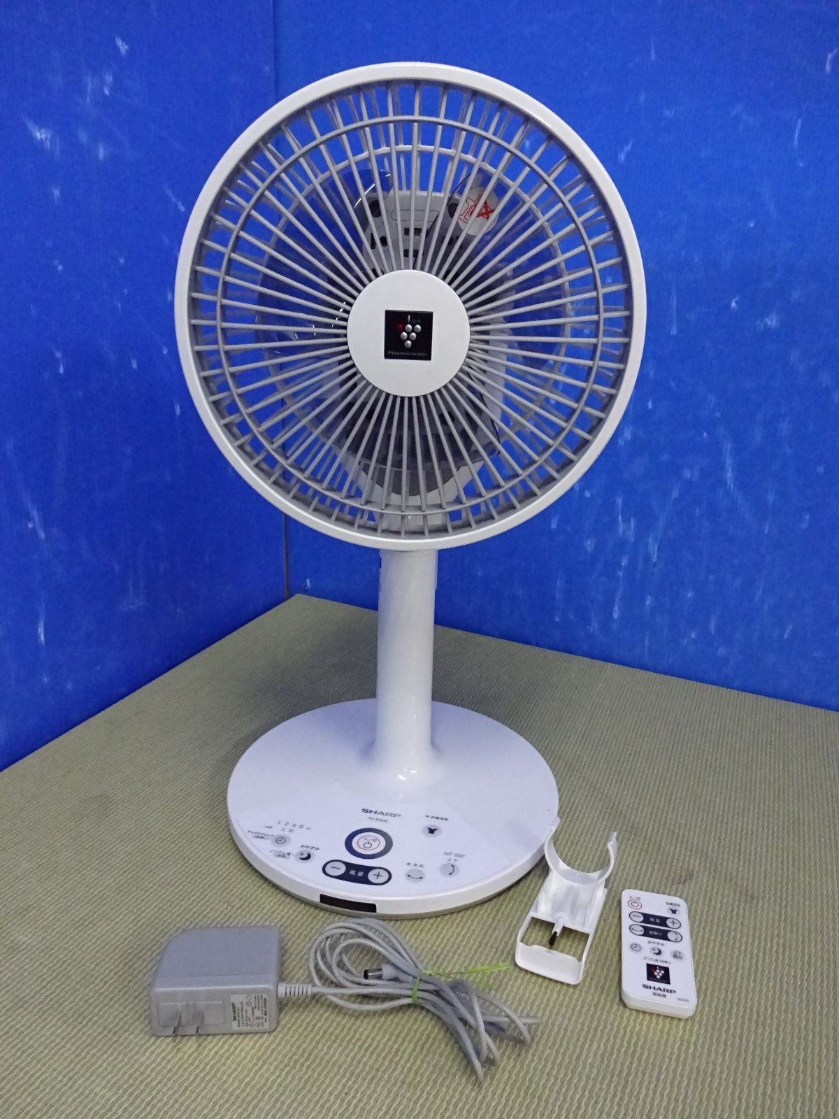 G221★SHARP 扇風機 PJ-N2DS-W　リモコン付き/保証付き・送料無料★2606