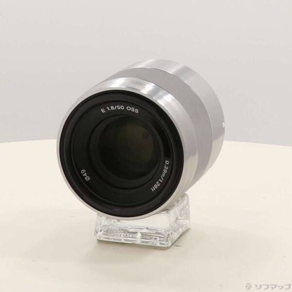 ソフマップ 〔中古品〕 E 50mm F1.8 OSS SEL50F18 Eレンズ／シルバー【262】