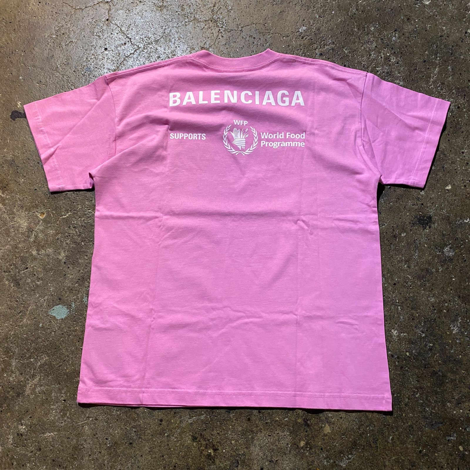 BALENCIAGA 19aw The World Food Programme ロゴプリント半袖 
