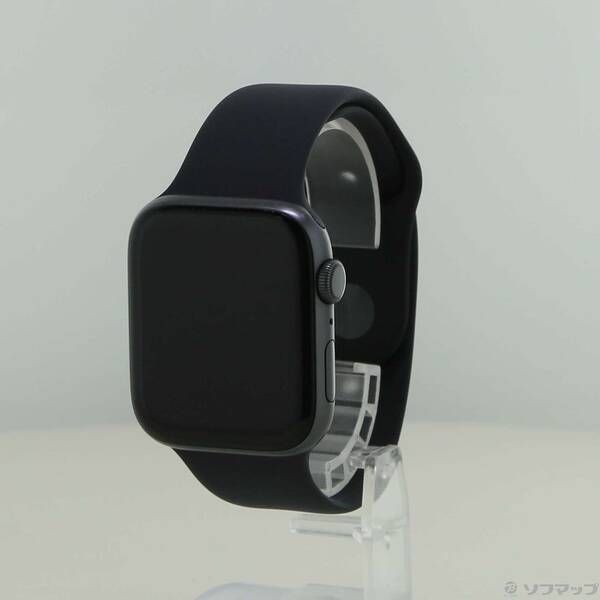 ソフマップ 〔中古品〕 Apple Watch Series 4 GPS 44mm スペースグレイアルミニウムケース ブラックスポーツバンド【247】