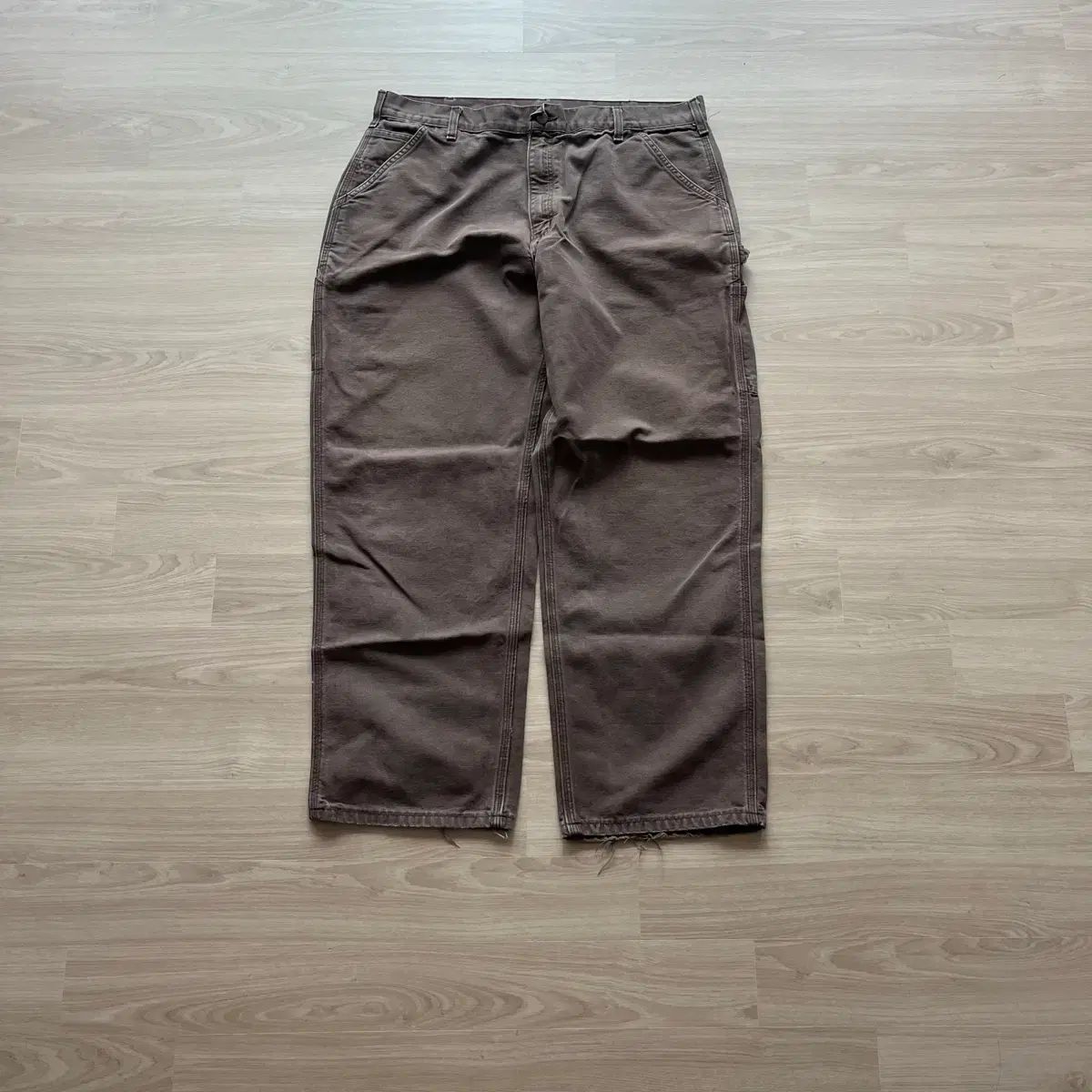 38 オールド Carhartt カーペンターパンツ ブラウン