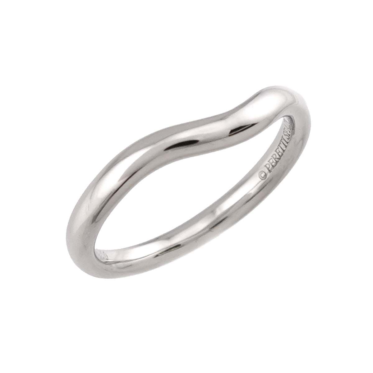ティファニー TIFFANY&Co. カーブド バンド 7号 リング Pt プラチナ