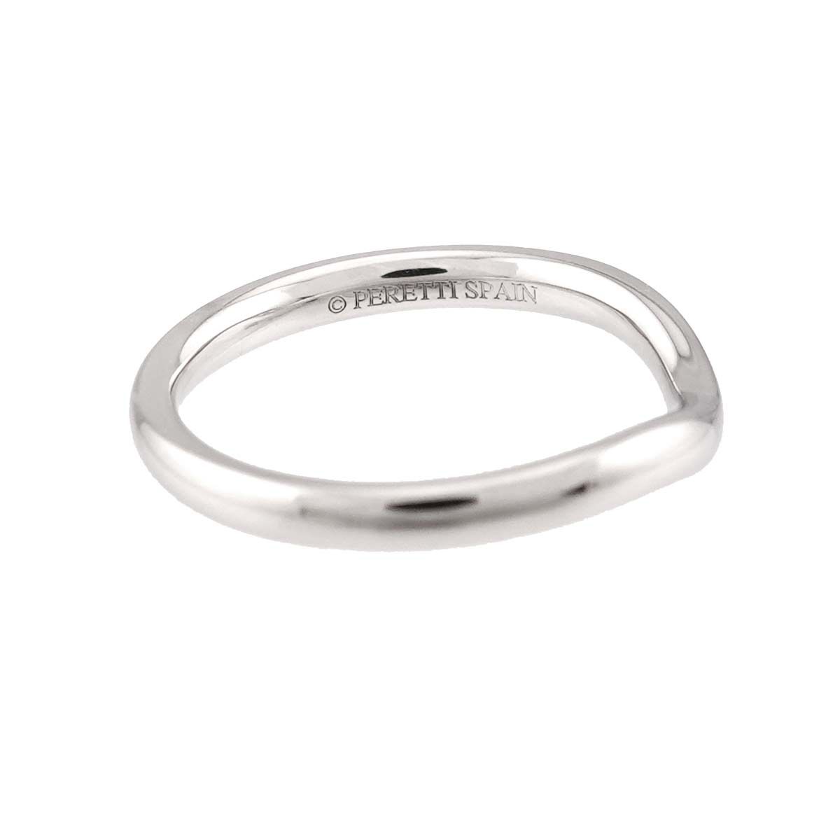 ティファニー TIFFANY&Co. カーブド バンド 7号 リング Pt プラチナ