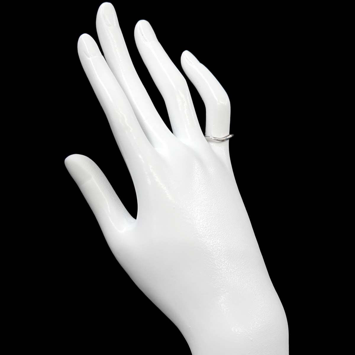 ティファニー TIFFANY&Co. カーブド バンド 7号 リング Pt プラチナ 