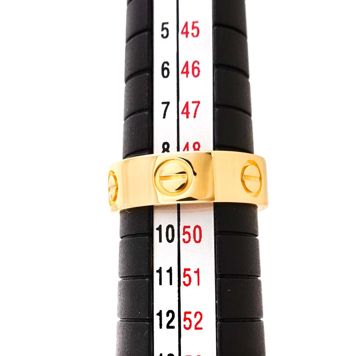カルティエ Cartier ラブ #49 リング K18 YG イエローゴールド 750